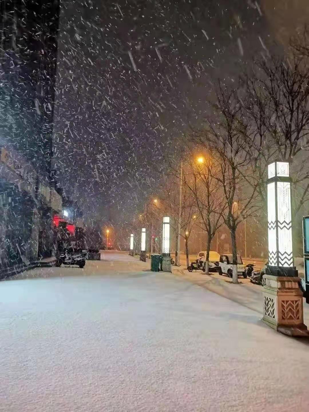 郑州下雪了